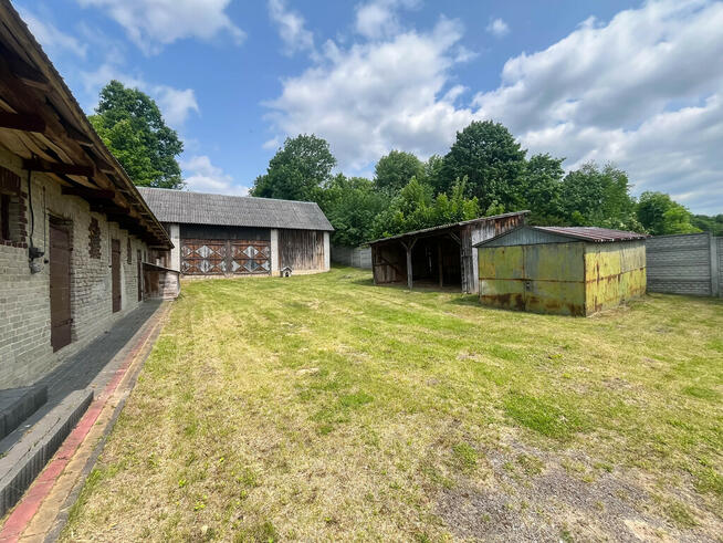 Dom 71,7m2 + zabudowania + działka 3051m2 - Okół
