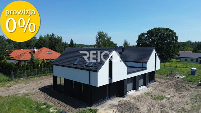 Serock, nowoczesny bliźniak, duże przeszklenia