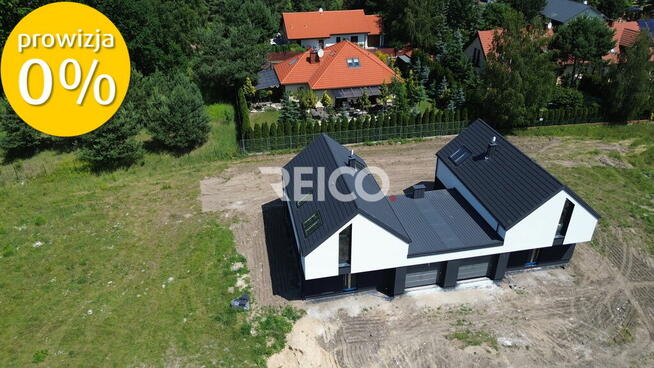 Serock, nowoczesny bliźniak, duże przeszklenia