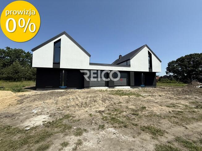 Serock, nowoczesny bliźniak, duże przeszklenia