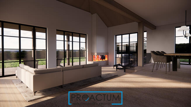 Rezydencja z linią brzegową Drwęcy