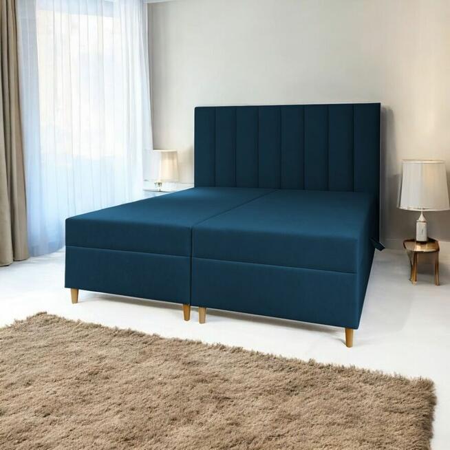HOTELOWE łóżko na sprężynach POJEMNIK MATERAC 80x200