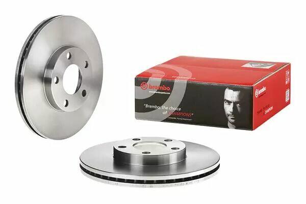 BREMBO TARCZE HAMULCOWE PRZÓD 09.7195.10 PASSAT B5