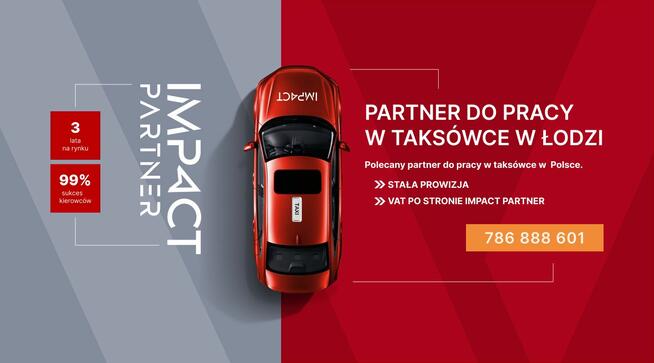 Najtańszy partner TAXI | 0% od obrotu |Stałe rozliczenie