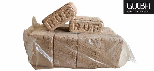 Brykiet drzewny RUF 100% buk, bukowy. Zastępuje drewno, węgi