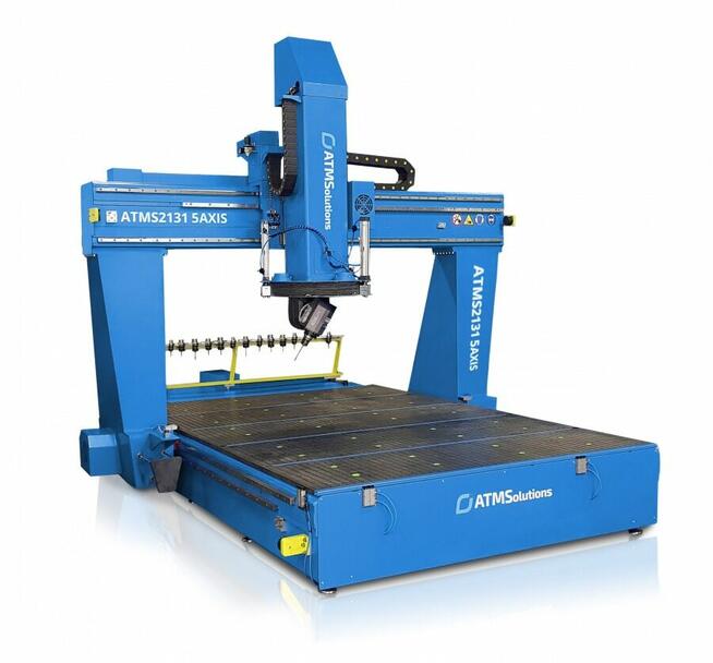 PLOTER FREZUJĄCY CNC ATMS 2100X3100 INDUSTRIAL Z GŁOWICĄ 5 C