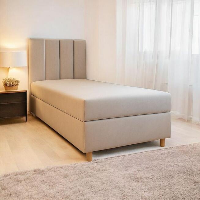 HOTELOWE łóżko na sprężynach POJEMNIK MATERAC 80x200