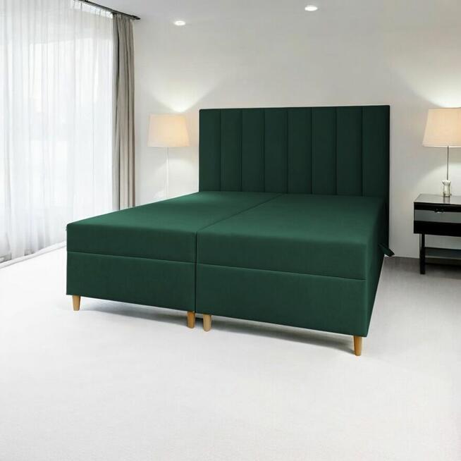 HOTELOWE łóżko na sprężynach POJEMNIK MATERAC 80x200