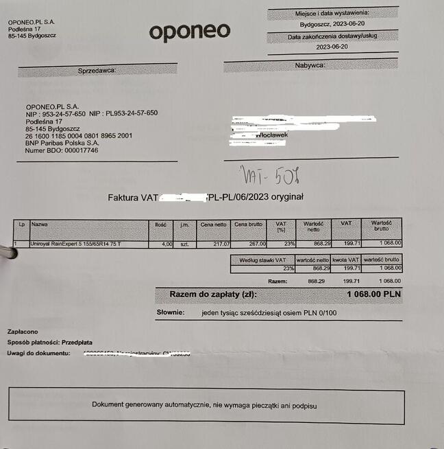 Opony letnie: R14 , Uniroyal RainExpert 5 155/65 , komplet 4