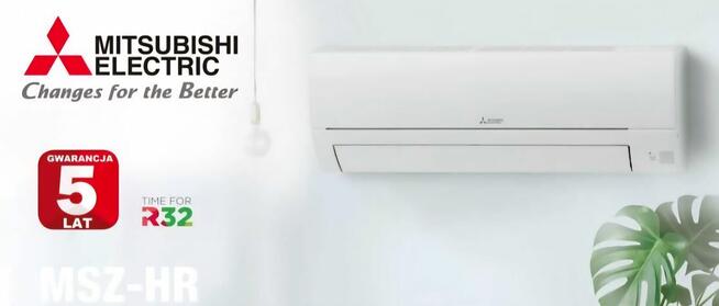 Klimatyzator Mitsubishi Electric MSZ-HR z montażem Promocja