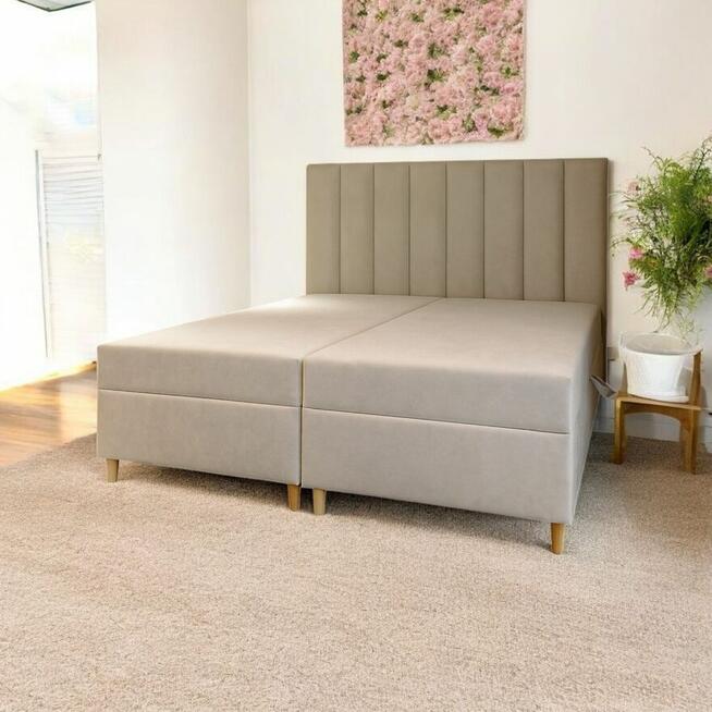 HOTELOWE łóżko na sprężynach POJEMNIK MATERAC 80x200
