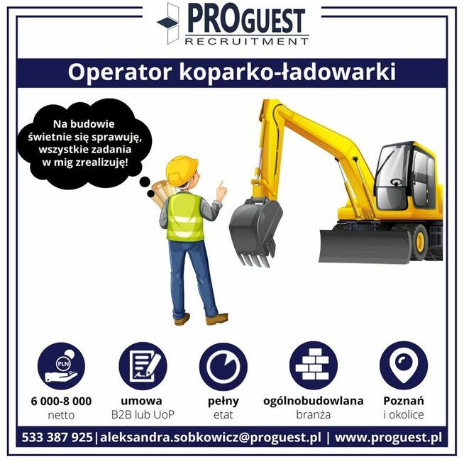 Operator koparko-ładowarki