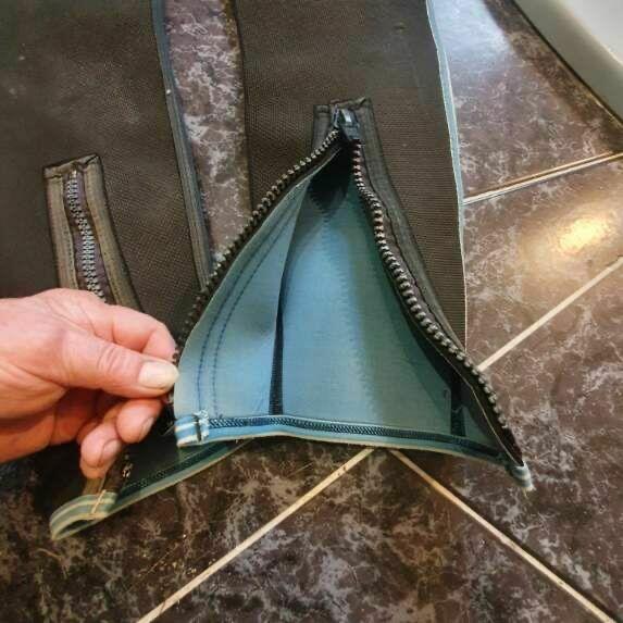 ocieplony strój do nurkowania, przywieziony z Niemiec,