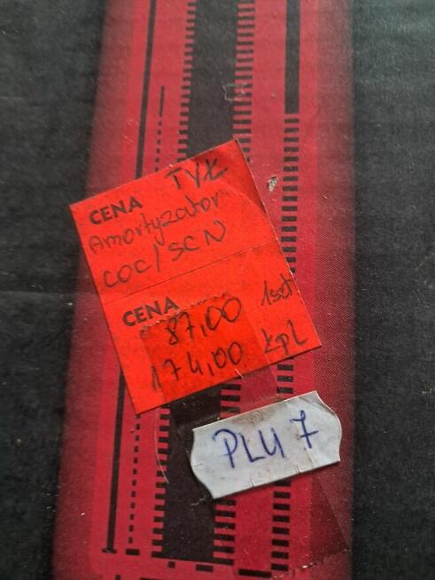 Amortyzatory Coc/Scn tył