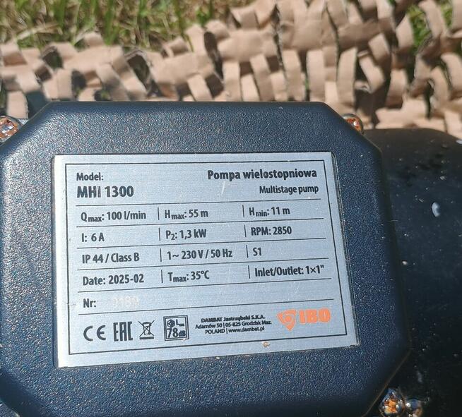 Sprzedam pompę hydroforową