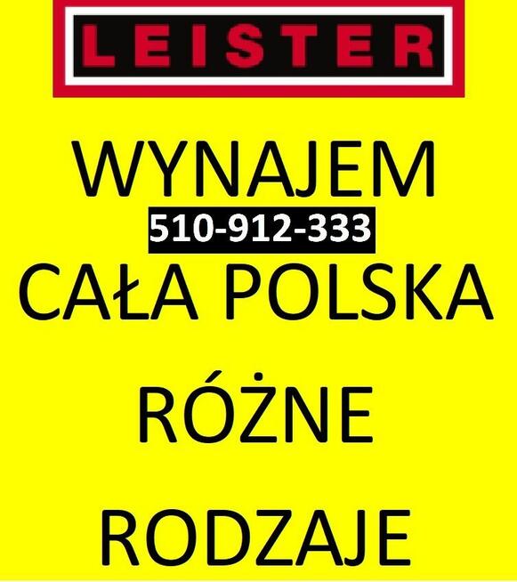 Wynajem zgrzewarek Leister