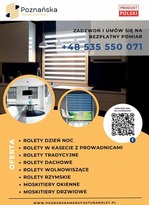 ROLETY MATERIAŁOWE, MOSKITIERY NA WYMIAR