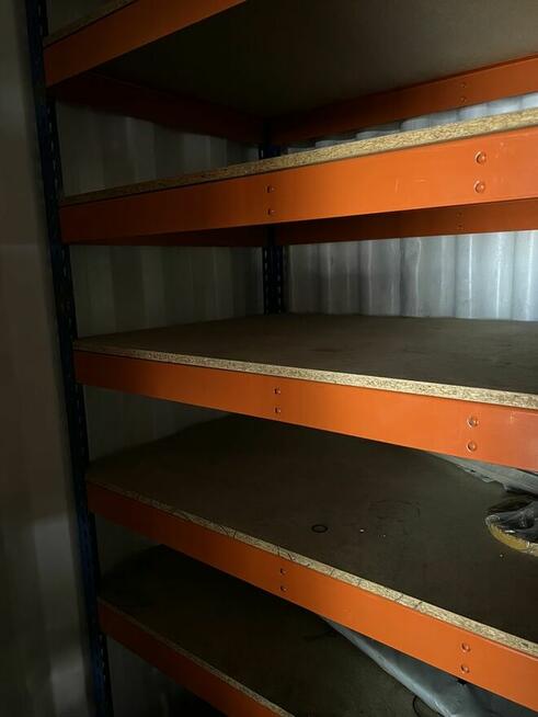 Regał magazynowy wys304cm szer184cm gł77cm