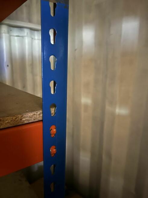 Regał magazynowy wys304cm szer184cm gł77cm