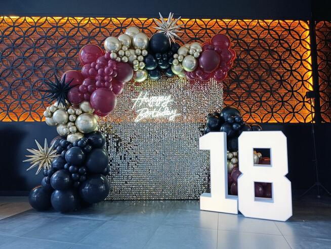 Ścianki dekoracyjne, dekoracje balonowe