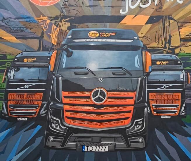 Inspiracje scienne, malarstwo ar , pomysl na klatkę schodową