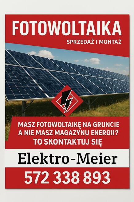 Usługi elektryczne i montaż fotowoltaiki – kontakt 572338893