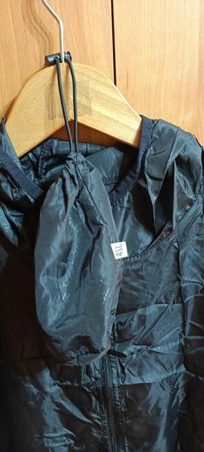 Kurtka wiatrówka wodoodporna Camping Czarna Roz. 4XL
