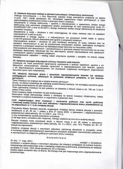 Działa budowlana ul. Wilcza (Reymonta)