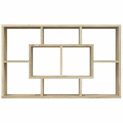 Półka ścienna, dąb sonoma, 85x16x52,5 cm vidaXL