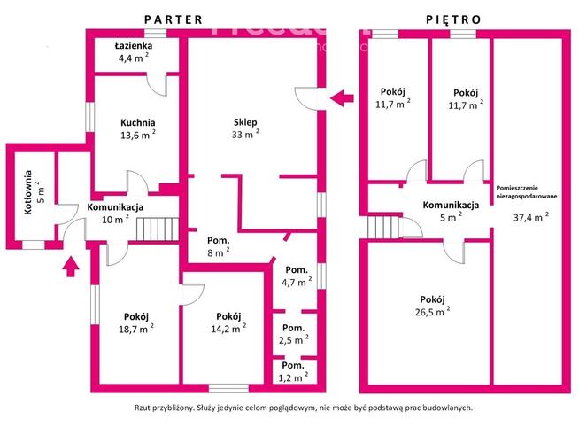 Dom z czerwonej cegły z 1938 r. Barczewko