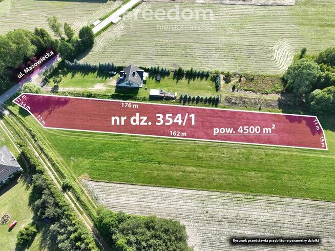 Duża działka 4600 m2, Kobierne, Dębe Wielkie, WZ