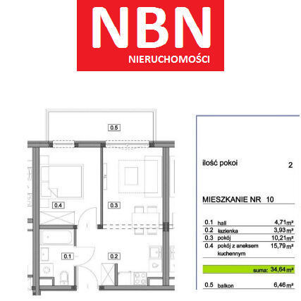 NOWE>EKOLOGICZNE>OSZCZĘDNE>34,64 M2>2 POKOJE