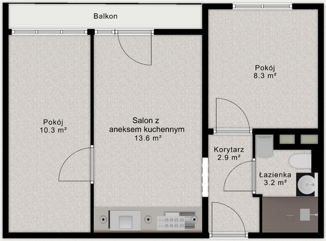 Piękne 3pok po REMONCIE, balkon, blisko centrum