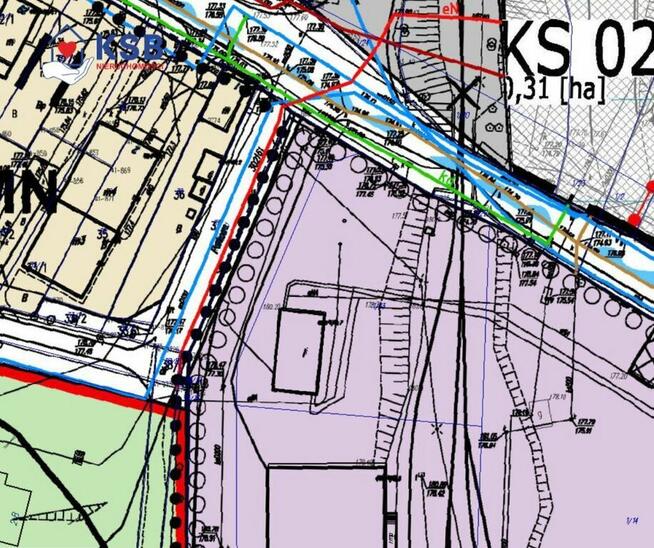 Działka przemysłowa - Ul. Świętokrzyska - 1763m2