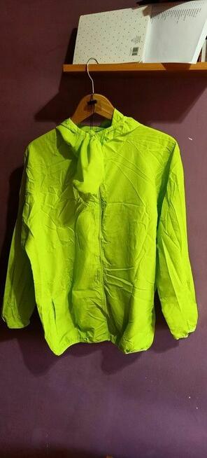Kurtka wiatrówka wodoodporna Camping Jaskrawa Zieleń Roz.4XL