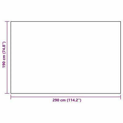 Dywan na zewnątrz, ARAKIL biało-czarny, 190x290 cm vidaXL