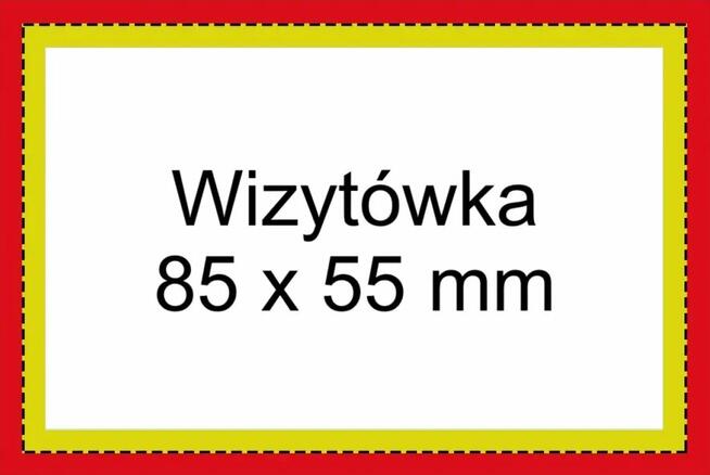 Wizytówki 500 sztuk - projekt gratis