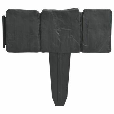 Obrzeże trawnikowe, 41 szt., tworzywo sztuczne, 10 m vidaXL