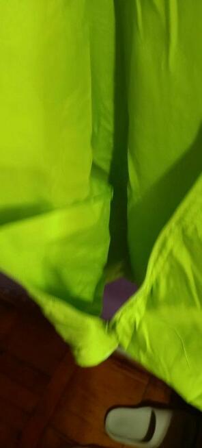 Kurtka wiatrówka wodoodporna Camping Jaskrawa Zieleń Roz.4XL