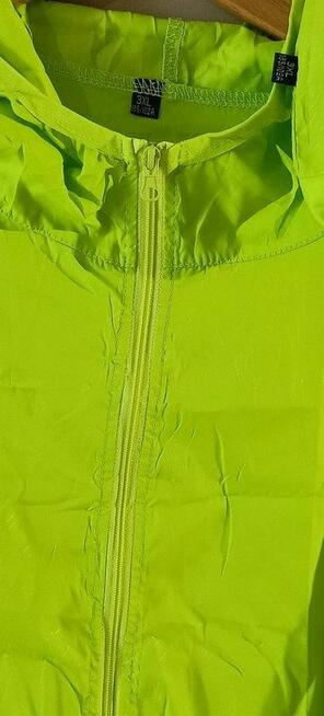 Wiatrówka wodoodporna Lofty Stone Jaskrawy Zielony Roz. 3XL