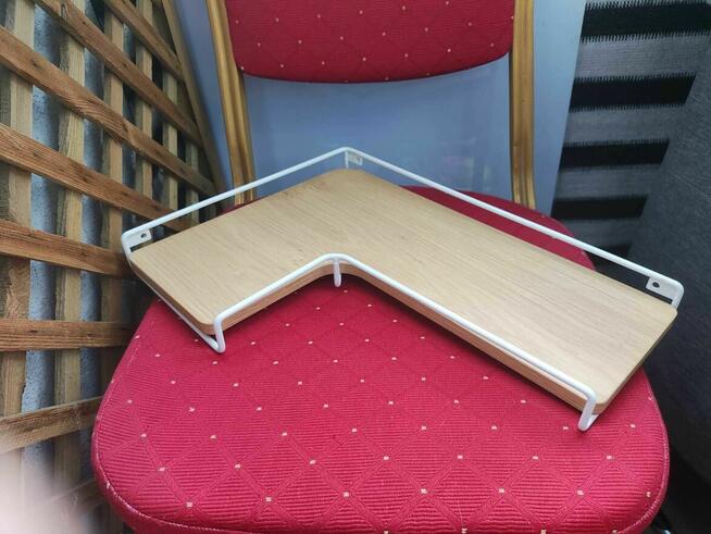 Półka Ścienna Narożna Na Ścianę półki drewniane drewna Regał