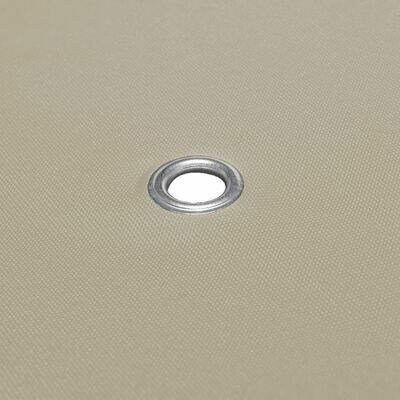 Zadaszenie altany ogrodowej, 310 g/m², beżowe, 3x3 m vidaXL