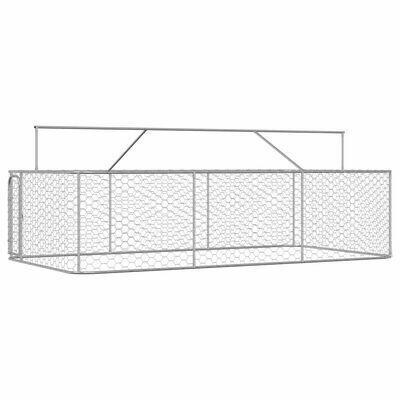 Kojec dla psa z zadaszeniem, 400 x 200 x 150 cm vidaXL