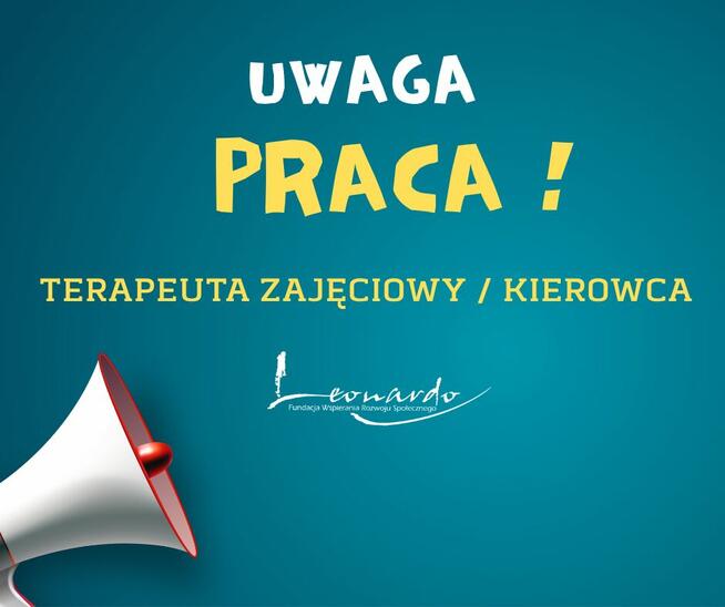Praca: Terapeuta zajęciowy / Kierowca
