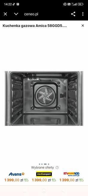 Kuchenka gazowa Amica