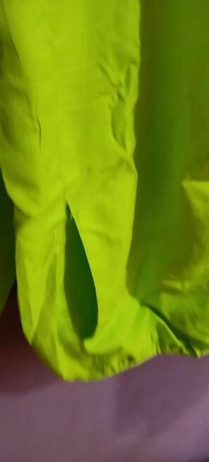 Kurtka wiatrówka wodoodporna Camping Jaskrawa Zieleń Roz.4XL