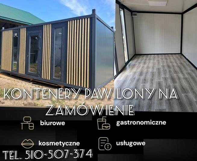 Wykonam kontener pawilon na zamówienie.