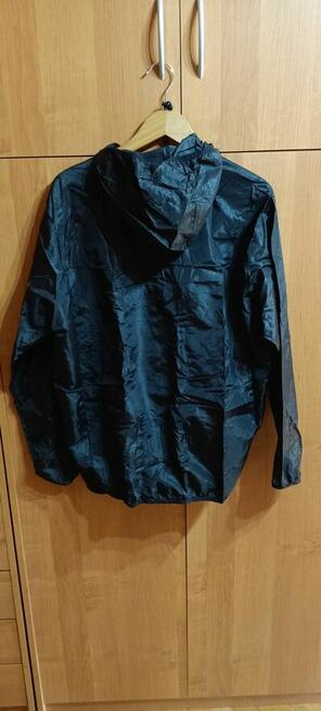 Kurtka wiatrówka wodoodporna Camping Czarna Roz. 4XL