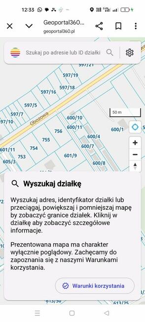 Działka budowlana nr 756