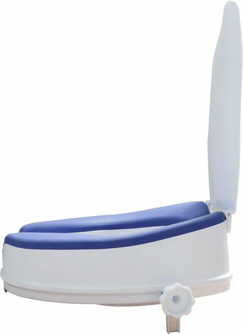 Nakładka podwyższająca toaletę z miękkim siedziskiem
